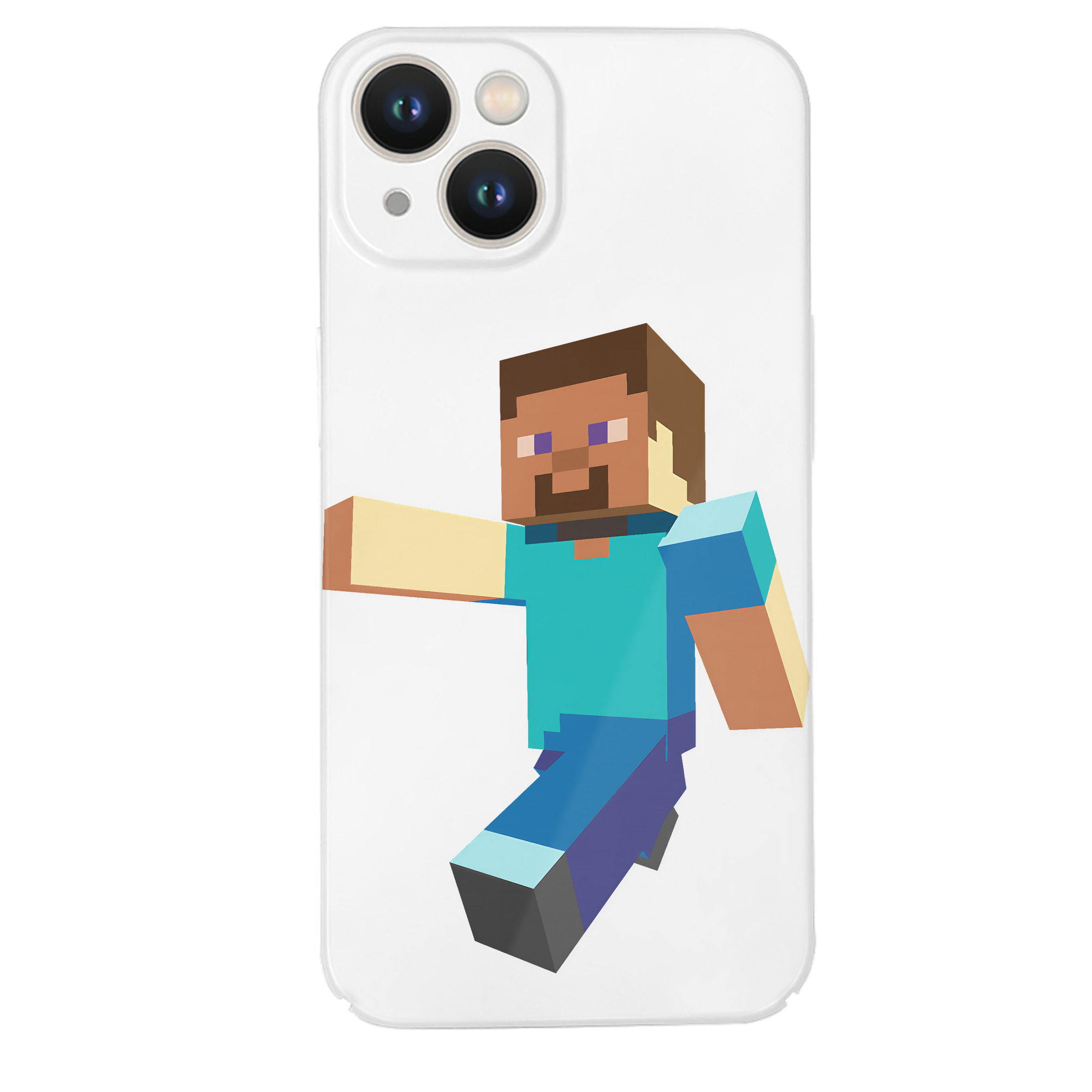 （画像用） マインクラフト ブロックの世界 Minecraft MC Block world 【iPhone 14シリーズ対応】ハードケース